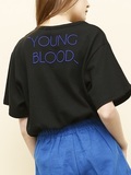 AMONG直邮 韩国代购 设计师品牌 IT专柜正品 YOUNG BLOOD刺绣T恤
