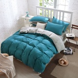纯色被套床单四件套素色床上用品学生宿舍4三件套单双人床1.8m1.5