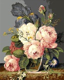 梁山伯diy数字油画大幅手绘家居装饰画风景植物花卉抽象特价包邮