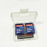 相机内存卡包 5合1收纳盒 CF卡盒 SD卡盒 塑料透明盒子 容纳4张SD