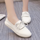 小白鞋女夏新款透气韩版学生休闲鞋运动鞋平底单鞋白色护士鞋女鞋