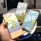 可爱长颈鹿iphone6s手机壳硅胶卡通4.7苹果6plus超薄软套5.5s女SE