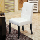 迪奥家家具 实木餐椅 现代时尚简约 创意休闲酒店椅皮艺软包椅子