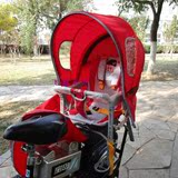 加厚 宝宝车座自行车折叠车后置座椅小孩椅防风防雨篷 儿童车坐椅