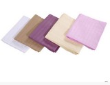 美容按摩理疗医疗白色紫色纯棉床单定制 美容院床单批发厂家直销