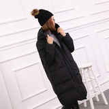 贝西卡茧型轻薄羽绒服女卡2015冬季新款中长款韩版宽松连帽面包服