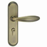 海诗蔓中式欧式室内卧室房间门锁卫生间分体执手锁具实木门把手锁