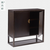 新中式实木装饰柜 样板房玄关餐边柜简约现代家具客厅柜子储物柜