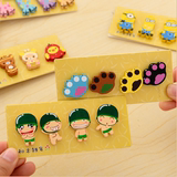 清新小可爱木质卡通小小冰箱贴 韩国创意磁贴 4枚入