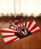 日韩版卡通日式熊本熊厨房地垫卧室地毯床边脚垫
