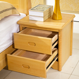 特价白色床边柜子简约现代卧室实木床头柜迷你韩式收纳柜小储物柜