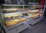 高档面包柜蛋糕面包展示柜台面包货架边柜糕点展柜中岛柜厂家定做