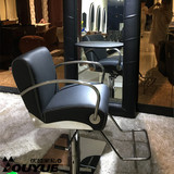 新款美发椅子发廊专用 欧式理发椅复古剪发椅 美发凳子升降理发椅