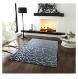 时尚灰色简约地毯客厅茶几沙发卧室床边餐厅手工腈纶地毯定制包邮