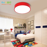 圆形彩色吸顶灯 梦幻儿童卧室LED  现代简约客厅大气创意个性灯