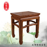 特价红木小椅子 新中式花梨木四方凳鸡翅木板凳 实木茶几矮凳子