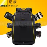 尼康新款专业单反数码相机包 D810 D750防盗防水摄影背包 双肩包