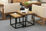 中式铁艺实木小桌子角几小茶几沙发电话几边几边桌家具定制特价