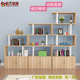 宜家钢木书架置物架创意书柜自由组合现代简约客厅落地简易隔断