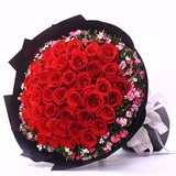 11朵玫瑰花康乃馨百合花束礼盒同城鲜花速递高州化州信宜茂名花店