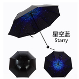 太阳伞防晒防紫外线黑胶遮阳伞女雨伞折叠晴雨两用防晒伞小黑伞