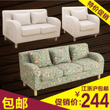 特价单人双人三人布艺沙发小户型现代简约休闲办公围椅组合沙发