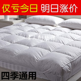 【天天特价】酒店纤丝羽绒床垫加厚10cm可折叠床褥子榻榻米保护垫