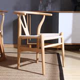 经典实木椅子椅茶室咖啡厅餐厅椅北欧现代简约时尚中式靠背椅Y椅
