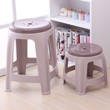 时尚塑料凳子加厚成人餐桌高凳圆矮凳浴室小板凳方特价家用胶椅子