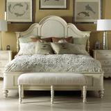 欧式法式简约复古实木床床双人床 美式乡村1.8米白色实木床