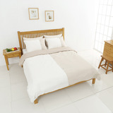 北欧宜家日式实木床1.5米双人床环保婚床高低床现代简约卧室家具
