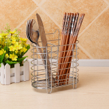 创意厨房用品挂式筷筒塑料餐具筷子笼刀叉勺子收纳晾放沥水置物架