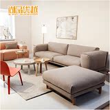 北欧布艺沙发组合双三人布沙发可拆洗小户型创意家具宜家韩式沙发