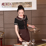 酒店服务员工作服夏装女短袖餐饮网咖啡西餐厅火锅奶茶快餐店制服