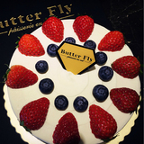 Butter Fly甜点蛋糕 招牌雪域海盐芝士 冻芝士生日蛋糕 成都同城