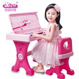 包邮益智儿童电子琴带话筒充电版初学者台式钢琴3-6岁宝宝益智锻