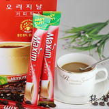 韩国原装进口 Maxim韩国 原味速溶麦馨三合一红咖啡 小条装12g