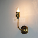 单头全铜壁灯欧式复古铜灯创意楼梯灯过道灯美式简约装饰灯床头灯