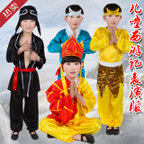 儿童西游记服装 六一儿童西游记表演服装 西游记师徒四人表演服装