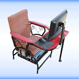 多功能网吧沙发一体电脑椅一体组装网吧专用摇臂铁艺沙发电脑桌椅