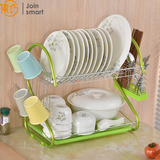 洗碗架沥水架厨房用具置碗架厨房碗碟架双层凉碗架塑料盘滴水架子