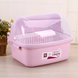 翻盖食品级pp母婴儿童奶瓶盒晾晒干燥架餐具沥水杯碗筷收纳置物箱