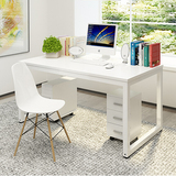 包邮宜家台式电脑桌家用办公桌钢木书桌写字台简易桌子 简约现代