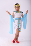 儿童古罗马公主服装女童埃及小艳后女王皇后衣服Cos化妆舞会演出