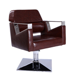 2016新款高档理发椅 不锈钢扶手可自由调节剪发美发椅 厂家直销
