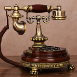 ANSEL欧式电话机高档复古电话机仿古家用固定座机别墅创意电话机