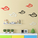 创意祥云朵3d立体墙贴纸可移除贴画儿童房客厅卧室电视背景墙装饰