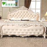 欧式床欧式床双人床1.8米奢华真皮法式床公主床欧式床实木床婚床