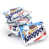 澳洲 德国代购原装进口零食品knoppers牛奶榛子巧克力威化饼干25g
