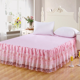 韩式蕾丝床裙单件床罩三件套特价床笠公主床套床垫保护套1.5/1.8